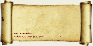 Jana Rakezić vizit kartica